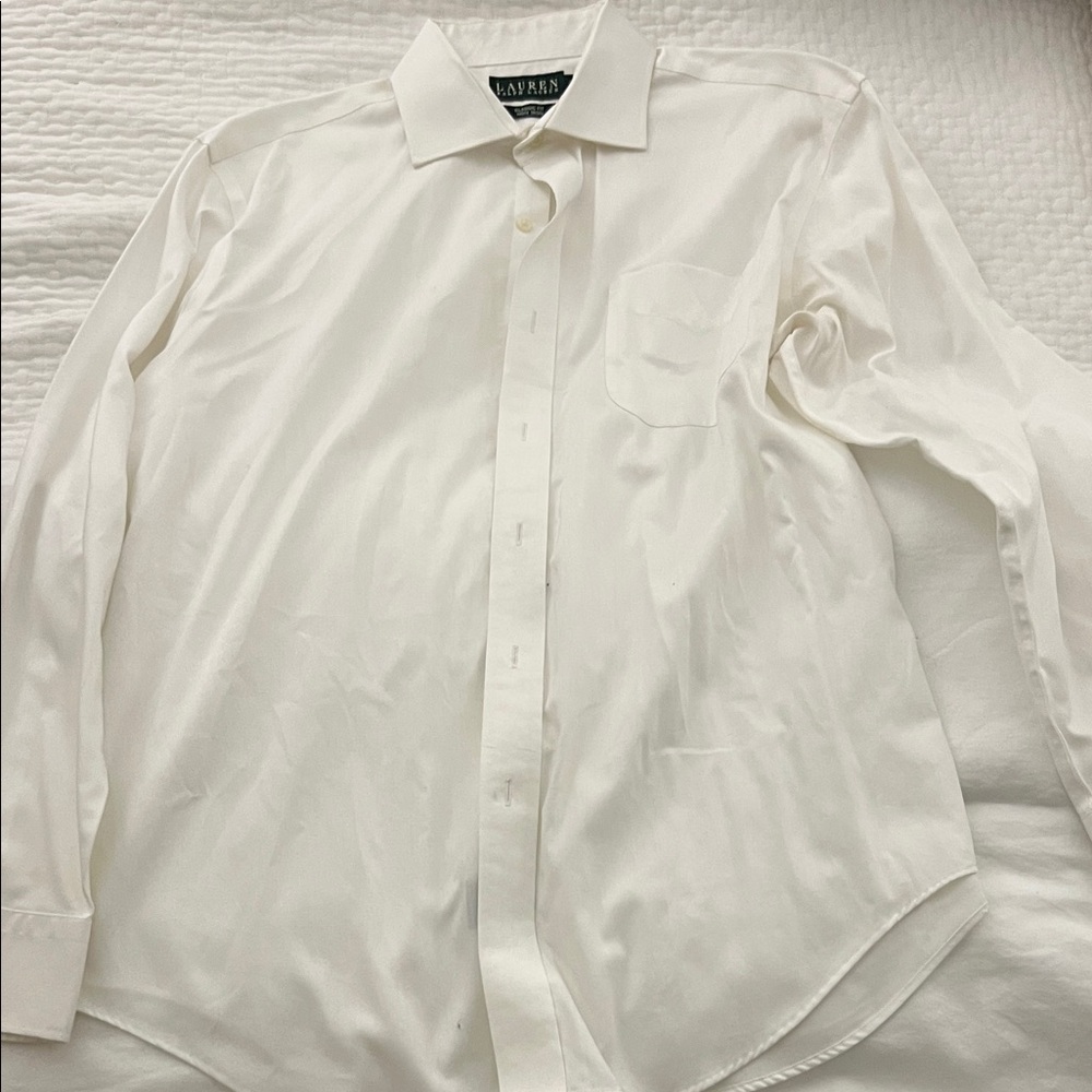 Polo by Ralph Lauren White Dress Shirt for Men
